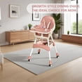 thumbnail image 3 of Silla alta portátil para bebé Nawahev con ruedas con bloqueo y espacio de almacenamiento, 3 of 7