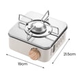 thumbnail image 3 of LJNYFDC Réchaud de Camping Portable pour l'Extérieur en Acier Inoxydable avec Brûleur au Propane, Réchaud Portable pour Camping, BBQ, Pique-Niques, Randonnée, 3 of 6