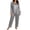 Gray, variant on vdgthytj Plus Size Loungewear Sets for Women Satin Long Sleeve Crewneck Tops Straight Leg Pants Fall Sleepwear 2 Piece Outfits(X-Large,White)
