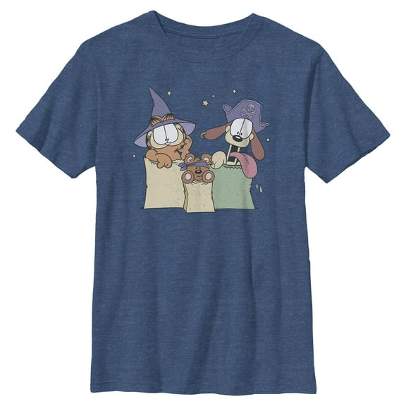 Boys Garfield Cat Dog and Teddy Bear Bag Surprise T Shirt