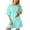 Mint Green, variant on Hauaitttt Ladies Fashion Pajama Set Solid Color Loose Shorts Set Velour Pajamas Womens Minimalist Pajamas Comfortable Pajamas Women Pajama Set Woman Pajama Set Womens Pajama Pants Short Length Cute
