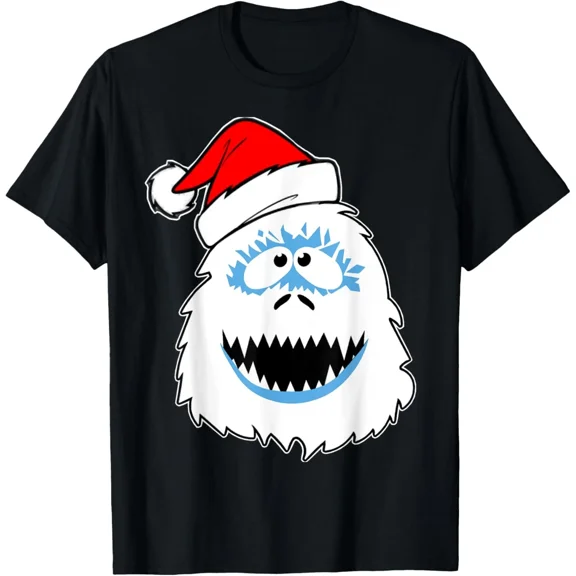 Funny Abominable Snowman Bigfoot Yeti Retro Christmas T-Shirt, for Men & Women, up to Size 5XL