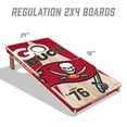 thumbnail image 4 of YouTheFan NFL Tampa Bay Buccaneers 2' x 4' Cornhole Game, 4 of 6