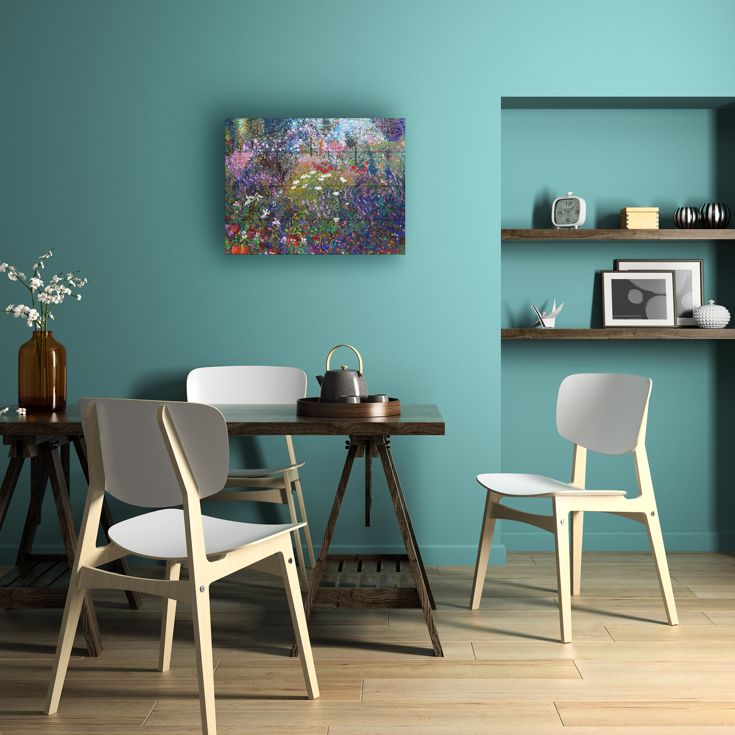 Trademark Fine Art 'Abstract IV' Wooden Wall Art Art by Manor Shadian