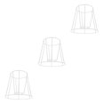 thumbnail image 1 of Bewildely Lamp Shade Frame Chandelier Cover Bracket Room Home Living for  Teahouse Type1 NO1, 1 of 1