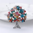 thumbnail image 5 of YIEMEEN Elegant Tree Of Life Brooch Pin Distinctive Tree of Life Clothing Lapel Pin Essential Fashion Brooch Accessory, 5 of 17