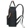 thumbnail image 3 of Mochila escolar unisex KAUKKO KS06-Black con compartimento para computadora portátil de 10 pulgadas, 3 of 5