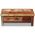 thumbnail image 6 of vidaXL Coffee Table Vintage End Table Sofa Table with Drawers Solid Wood Mango, 6 of 7
