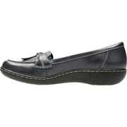 Clarks Ashland Bubble Leather - Womens Slip-On Loafers