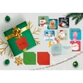 thumbnail image 2 of Better Office Products Mini Christmas Greeting Cards & Envelopes, 3 x 3 inch, 25 Unique Designs with Red & Green Envelopes, Small Christmas Cards for Gifts (50 Pack), 2 of 5