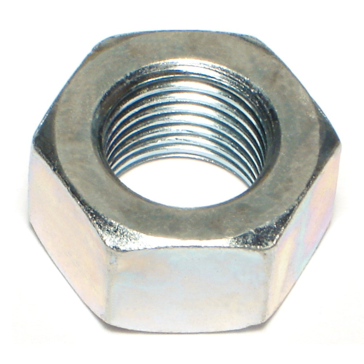 9/16"-18 Fine Thread Grade 5 Finished Hex Nut Zinc Plated 
