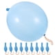 thumbnail image 4 of 10pcs Sin impresión de globos Bolas de perforación de neón con globos llenos de diversión con asa de goma para la fiesta de cumpleaños (azul), 4 of 5