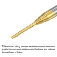 thumbnail image 3 of Extremo Molino CNC Enrutador Brocas Titanio Recubierto Tungsteno Carburo Grabador Cortador para PCB Plástico Fibra Madera 1 mm x 7 mm, 3 of 6