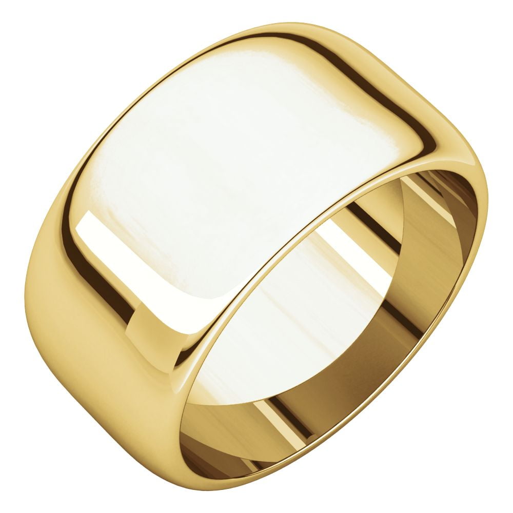 5 Size 14K Yellow Gold Half Round Band 5 Size 14K Yellow Gold Half Round Band