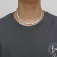 thumbnail image 4 of 6MM Tennis Necklace for Women 18K Gold Plated Heart Cut Lab Diamond Necklace Chain CZ Necklaces for Women Party Prom Jewelry Necklaces, 4 of 5