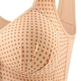 thumbnail image 4 of OVAFBAU Bras for Women Supportive Seamless Push Up Bra T-Shirt Bra Plus Size Wireless Bra Front Closure Fixed Cup Push Up Shaping Tank Women Underwears, 4 of 5