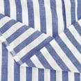 thumbnail image 6 of FRSASU Button Down Shirt Girls Cotton Short Sleeve Blouses Collared Casual Summer Beach Striped Short Sleeve Tops Blue-A, 6 of 7