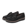 thumbnail image 7 of Dazzher Women's Classic Penny Loafers Round Toe Platform Slip On Shoes for Casual Daily Wear, 7 of 7
