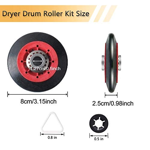PS11752609 8536974 AP6019303 W10314173 Dryer Drum Roller WPW10314173 Details about / 4 Pack