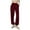 Wine, variant on Gmluru Women's Wide Leg Pants Solid-Color Casual Sporty Style Pocket Elastic Waist Drawstring Comfortable Sweatpants Trousers Business Work Casual Pants Navy S-2XL