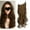 Light Chestnut Brown, variant on Hairpiece Hair Extensions with Invisible Transparent Wire Adjustable Size Removable Secure Clips in Curly Wavy Hidden Secret Hairpiece for Women 20 Inch 4.5 Oz -Black Brown Blonde