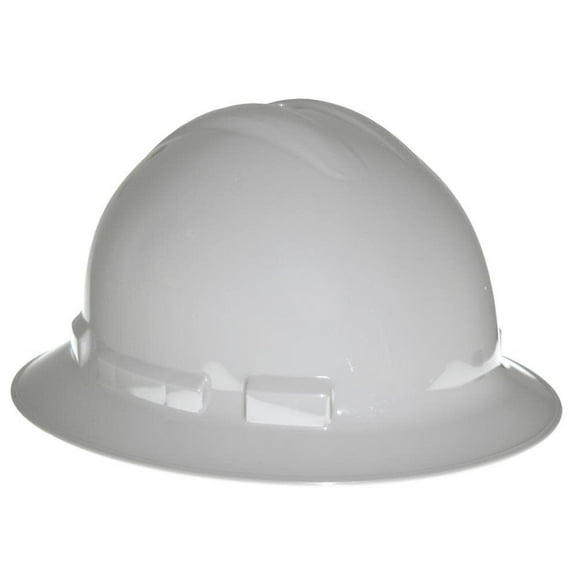 Radians Quartz 6 Point Ratchet Full Brim Hard Hat - QHR6 Gray