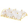 thumbnail image 5 of kowaku Dessert Dividing Plate Dried Fruit Tray Gifts with Stand Comtainer Serving Platter Organizer for Candy Fruits Cookies Snacks Clear Round, 5 of 9