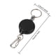 thumbnail image 1 of Cadena De Llave Retráctil De Alambre De Acero Llave De Para Bolso Negro De 60 Cm, 1 of 7