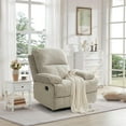 thumbnail image 5 of BALICHUN Recliner Chairs for Adults,Rocking Glider Chairs for Nursery,Ergonomic Living Room Chairs with Level, Overstuff Armrest& Backrest(Beige), 5 of 9