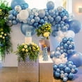 thumbnail image 6 of Metallic Blue Balloons, 50 pcs 12 Inch, Balloon Garland or Arch Decorations, Unisex, Birthday, Wedding, 6 of 11