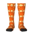 thumbnail image 2 of Lsque Bee Happy Sunflower Gnomes Printed Crew Socks Men's Women's LightWeight Thin Casual Calf Socks ,Knee High Socks,Cotton Socks, 2 of 9