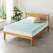 Best Price Mattress 3 5-Zone Cooling Gel Memory Foam Mattress Topper, Queen