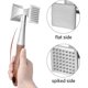 thumbnail image 4 of Meat Tenderizer, Meat Hammer, Heavy Duty Steak Hammer With Wooden Handle And Food-grade Zinc Alloy, 2 In 1 Meat Mallet, 4 of 5