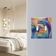 thumbnail image 5 of 2 Gang Switch Covers Dolphins in Sea Light Wall Plate Home Faceplate Switch Plates 4.56”x4.48”, 5 of 8