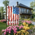 thumbnail image 3 of LHNFT 4th of July Decorations Welcome Garden Flags USA Flag Memorial Day Patriotic American Flags Independence Day Outside Eagle Yard Flag Party Home Decor 12x18 Inch, 3 of 6