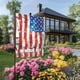 thumbnail image 1 of Bandera patriótica de jardín de doble cara, bandera estadounidense de 30 x 45 cm | Decoración del 4 de julio, Día de la Independencia | Poliéster para exteriores, interiores, patios, buzones y, 1 of 5