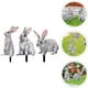 thumbnail image 4 of 3 uds conejito de Pascua al aire libre jardín estaca conejo césped signo para primavera Pascua vacaciones decoración TUNC Sencillez, 4 of 5
