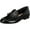 Black Leather, variant on Alfani Womens Goldii Leather Slip On Loafers Black 7 Medium (B,M)