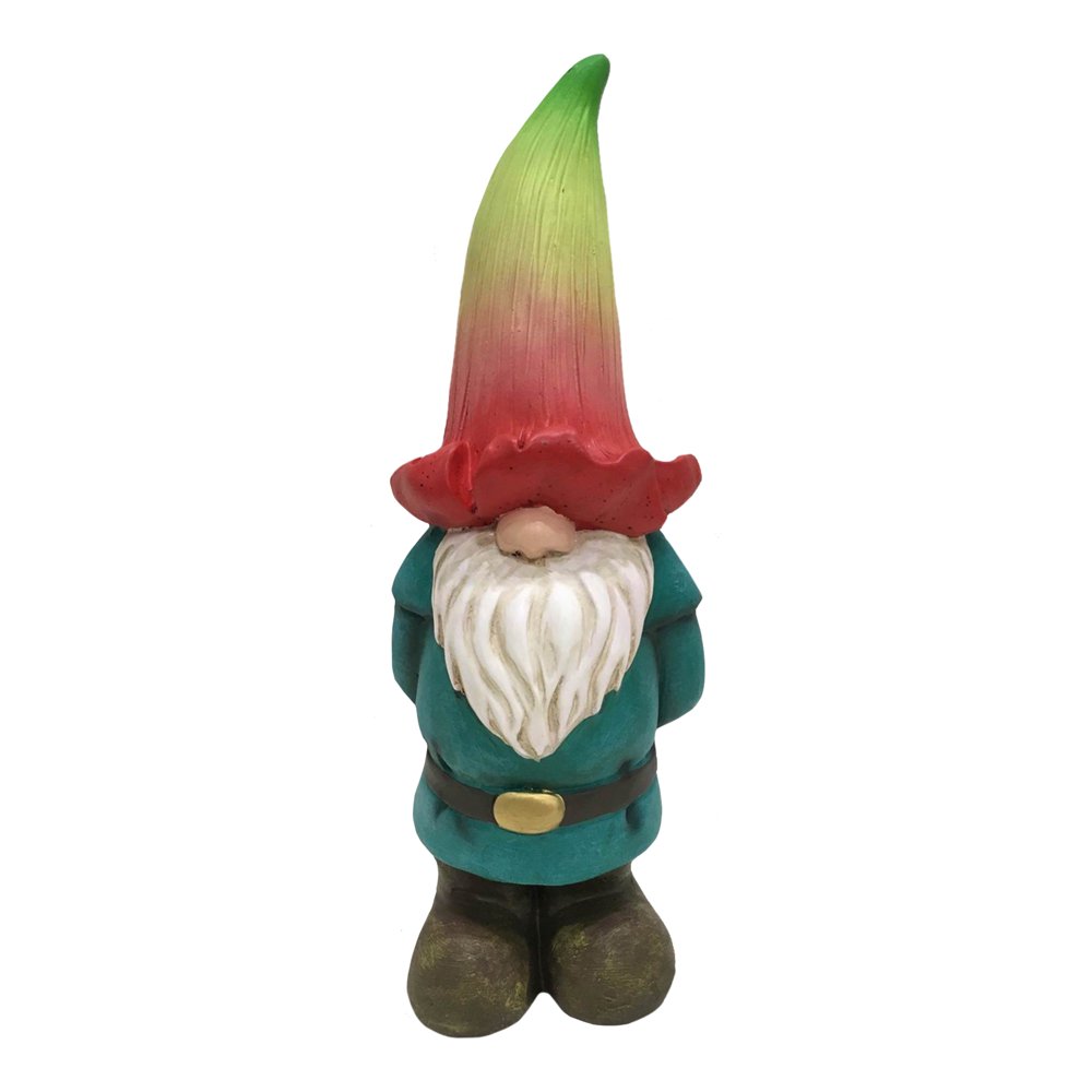 Design House 12-inch Gnome with Flower Hat 4.3-inches L x 4-inches W x ...