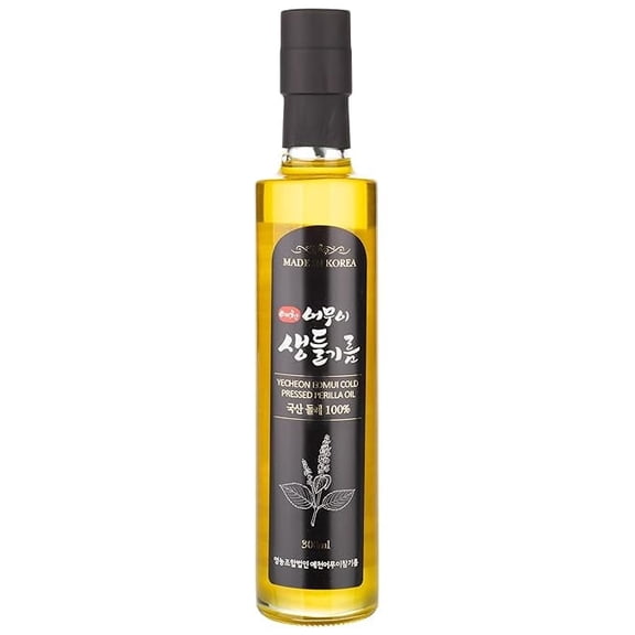 Raw Perilla Seed Oil 10.1oz  300ml , Cold Pressed Cooking Oil