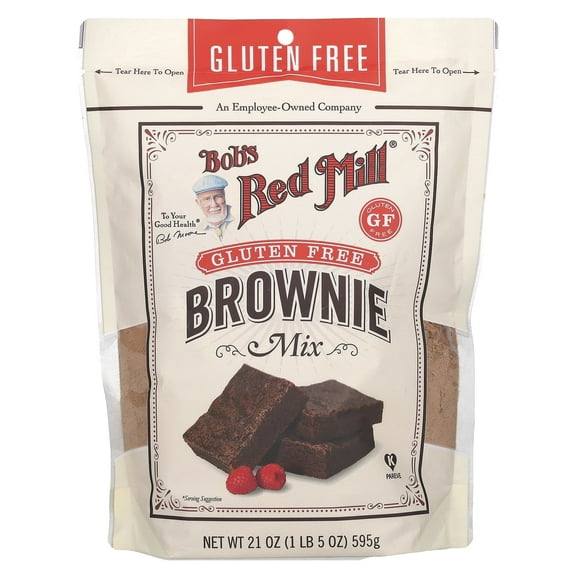 Bob's Red Mill Gluten Free Brownie Mix 21 oz Pack of 2