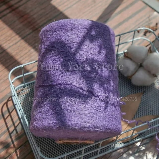 500G/PCS Super Soft Long Fluffy Hand Kninting Wool&Acrylic Mohair Yarns High Quality Threads For Crocheting DIY Scarf Sweater
