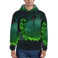 thumbnail image 2 of Lsque Pikmin Pattern Casual Men's Hoodie,Hooded Sweatshirt with Kangaroo Pocket,Pullover Hoodie-XX-Large, 2 of 8