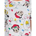 thumbnail image 4 of Disney Mickey and Friends Women's Juniors Short Sleeve Christmas Graphic Tee, 4 of 5