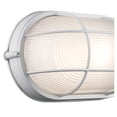 thumbnail image 5 of Trans Globe Lighting 41015 BK 6.5" Width 1 Light Flush Mount Bulkhead Outdoor Wall Sconce, 5 of 6