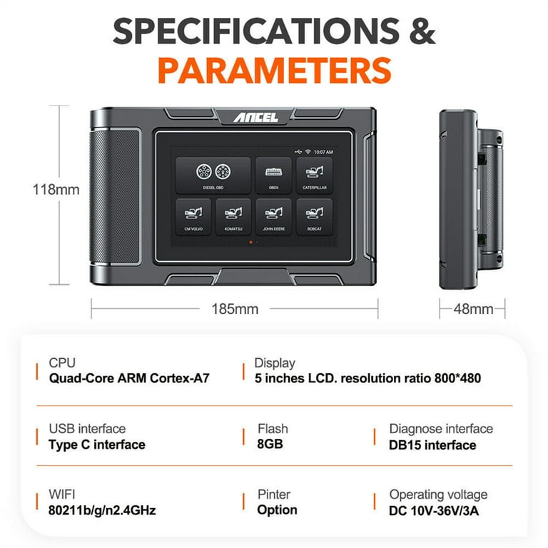ANCEL FX2000 Enhanced Four-System Diagnostic Scanner, Premier Auto