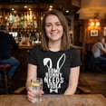 thumbnail image 4 of Womens Some Bunny Needs Vodka T Shirt Gift Funny Easter Drinking Tee for Guys Womens Graphic Tees, 4 of 9
