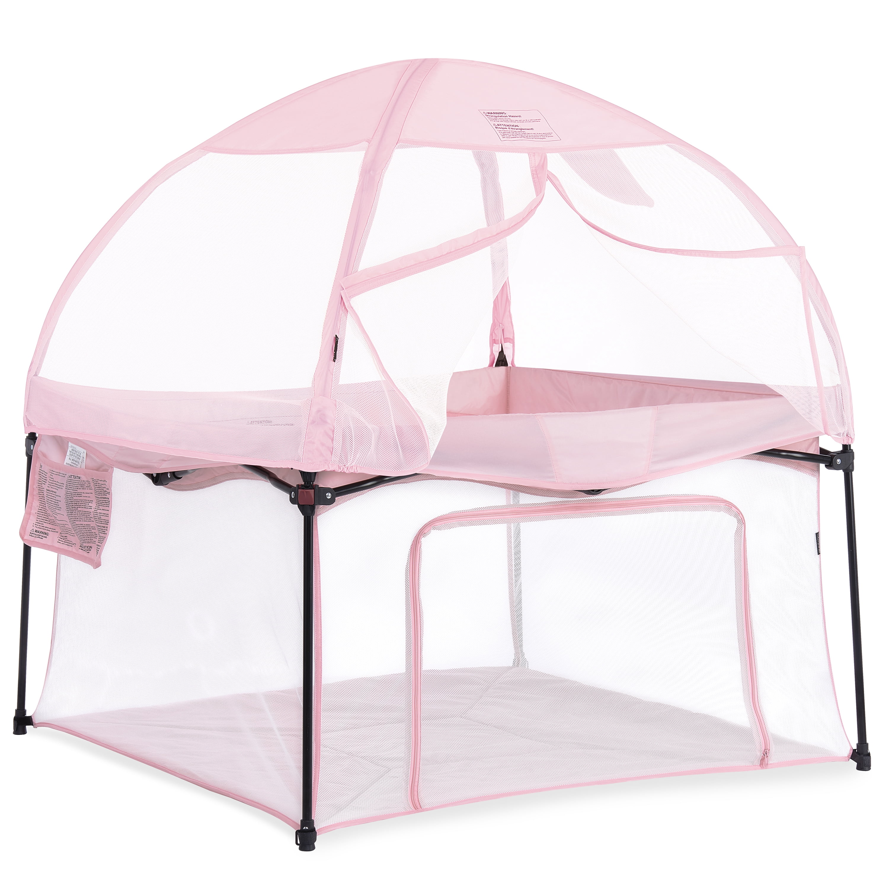 Dream on Me Canopy for Ziggy Playpen, Pink, Unisex