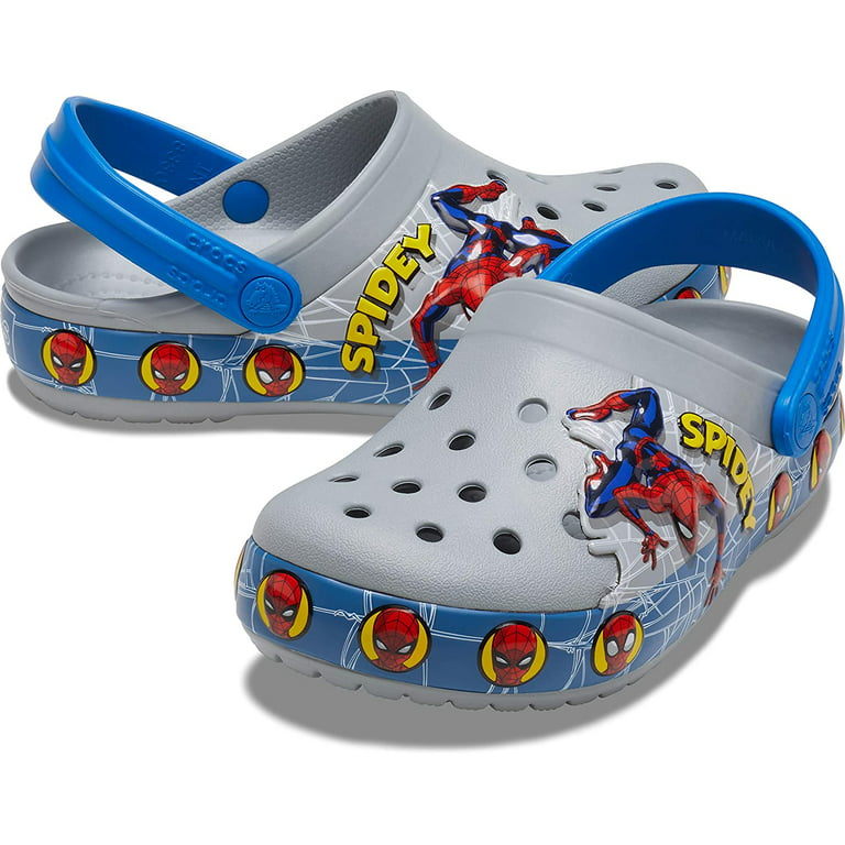 chokerende side controller Crocs Kids Boys Junior Fun Lab Spider Man Lights Clog (Ages 7+ ) -  Walmart.com