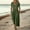 Blackish Green, variant on BILIKEYU Women's Plus Size Maxi Dresses, Cotton Linen Loose Fit Short Sleeve Flowy Boho Beach Dress V Neck Sundress with Pockets for Summer Vacation, Blackish Green